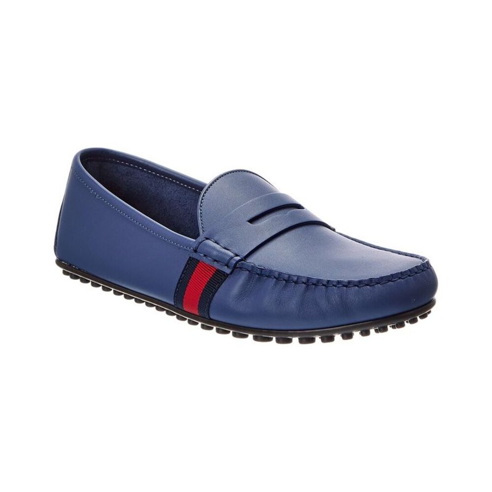 Gucci Leather Loafer, Black